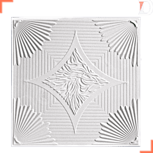 STROPİYER TAVAN KAPLAMA RÜZGAR GÜLÜ 5 M2 = 20 ADET