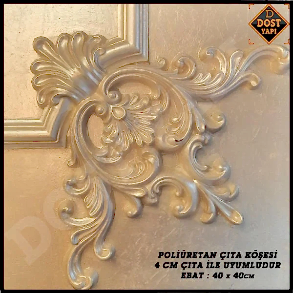POLİÜRETAN ÇITA KÖŞESİ 4cm 1 ADET