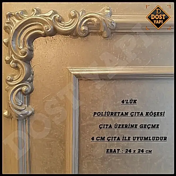 POLİÜRETAN ÇITA KÖŞESİ 4cm 1 ADET