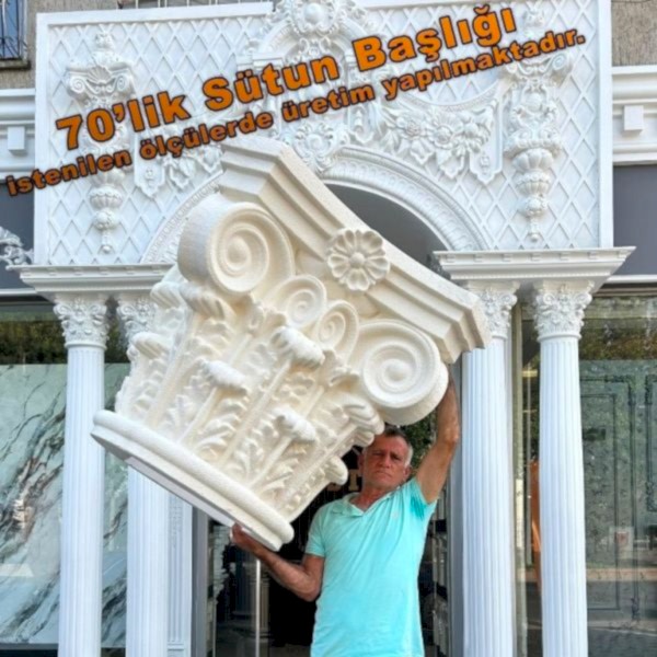 SÜTUN BAŞLIĞI 70 CM'LİK YARIM