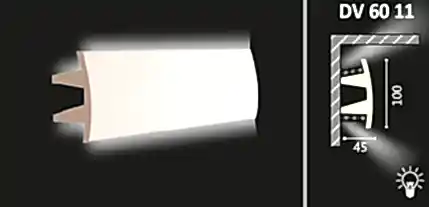 POLİÜRETAN LED UYGULANABİLİR KARTONPİYER 6011