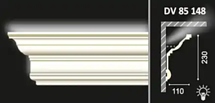 POLİÜRETAN LED UYGULANABİLİR KARTONPİYER 85148