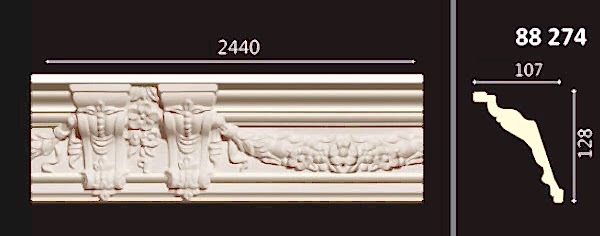 POLİÜRETAN DESENLİ KARTONPİYER 88274